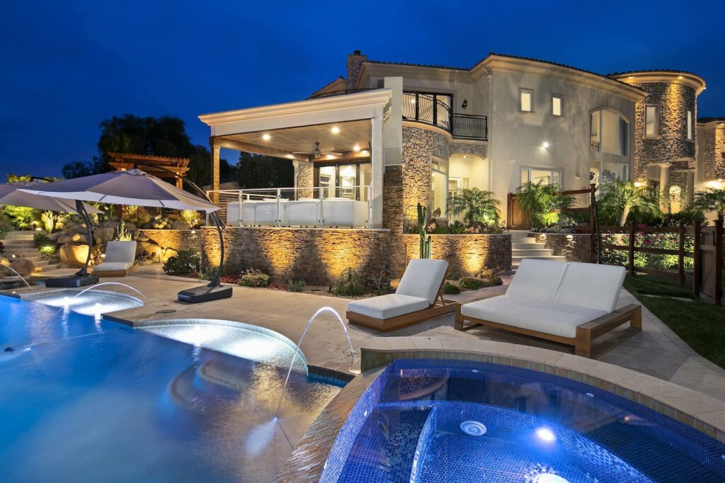 Hotel Outdoor Pool Lighting Pool And Water Feature Lighting San